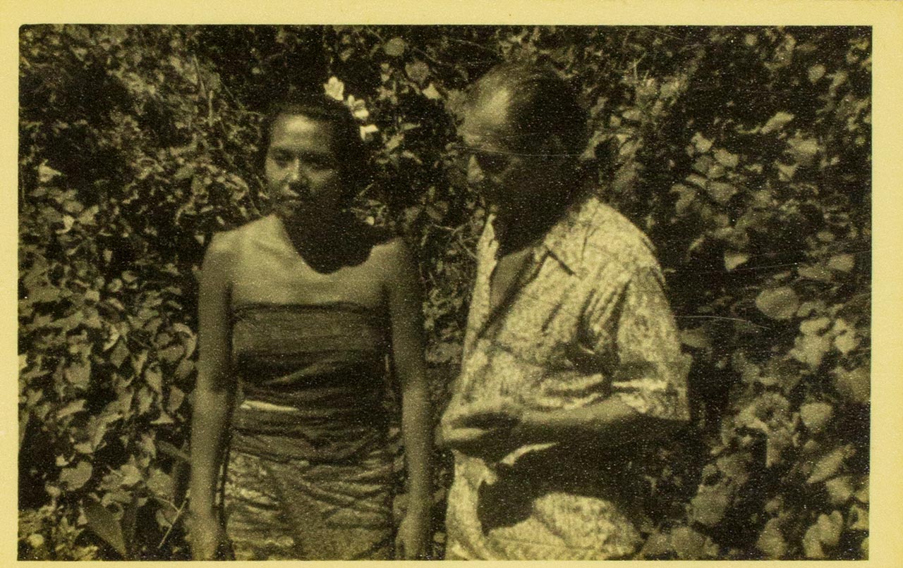 Photograph of Le Mayeur and Ni Pollok