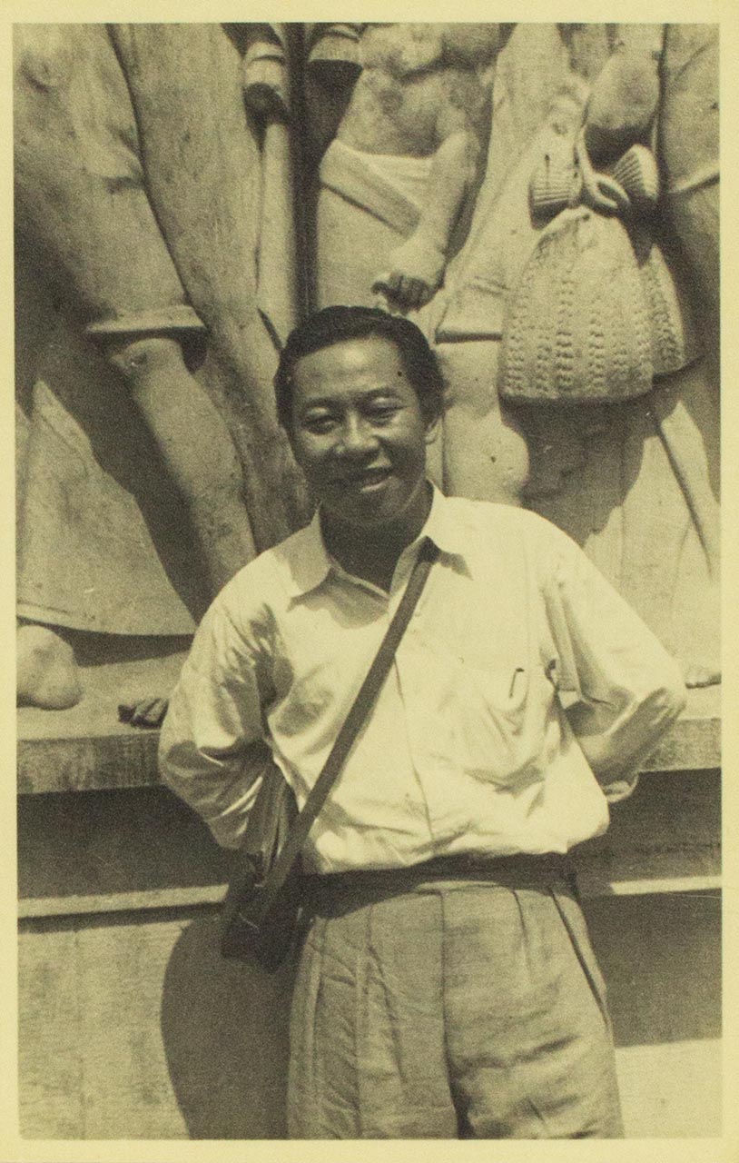 Chen Chong Swee at the van Heutsz Monument, Menteng, Jakarta – Chen Chong Swee's travel photo