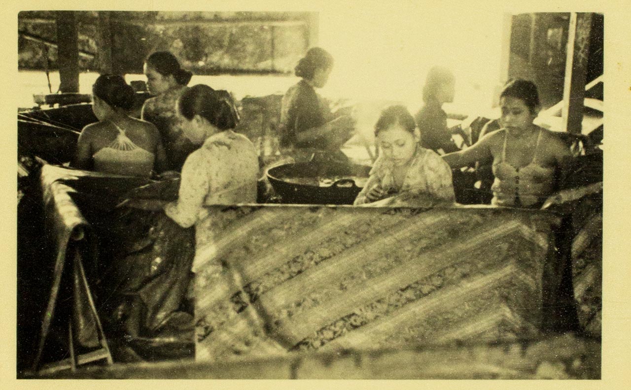Batik tulis in Tanah Abang, Jakarta