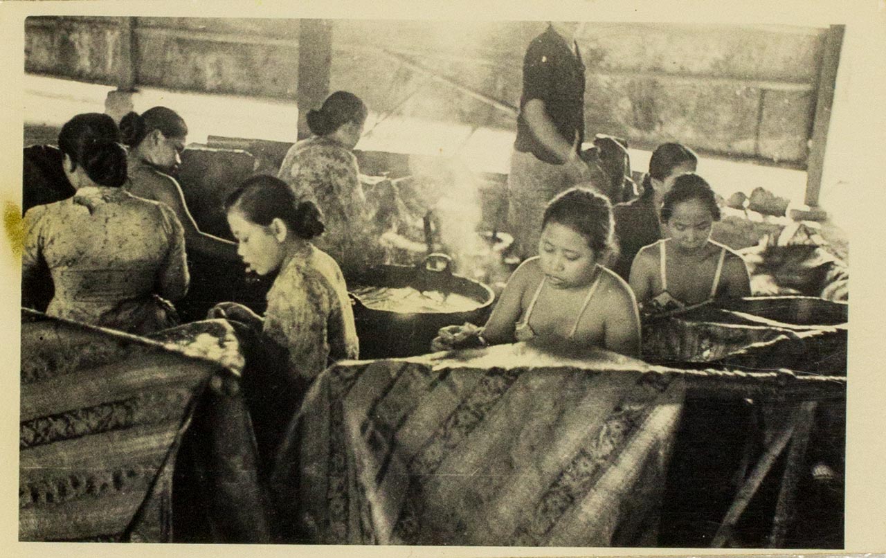 Batik tulis in Tanah Abang, Jakarta