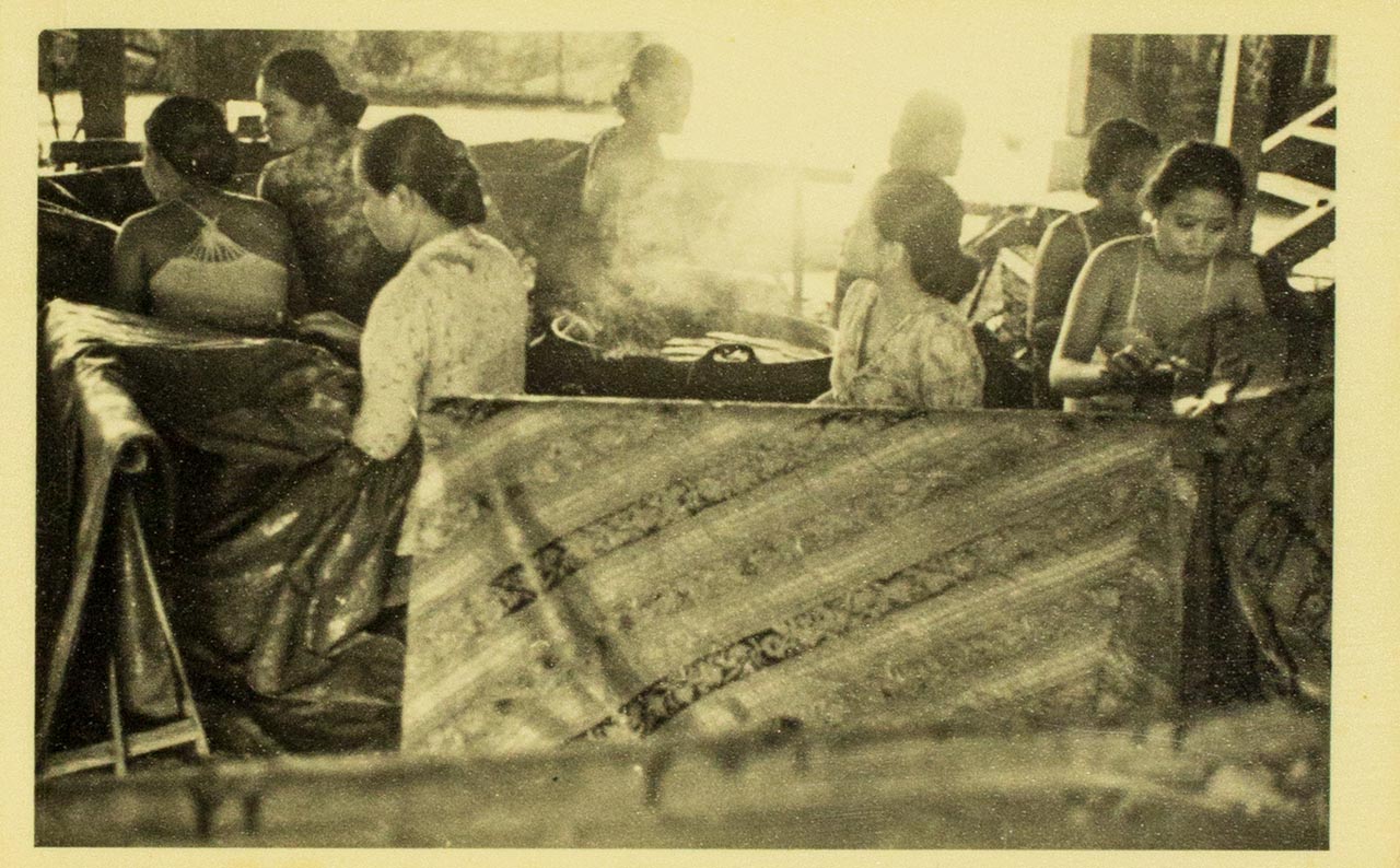 Batik tulis in Tanah Abang, Jakarta