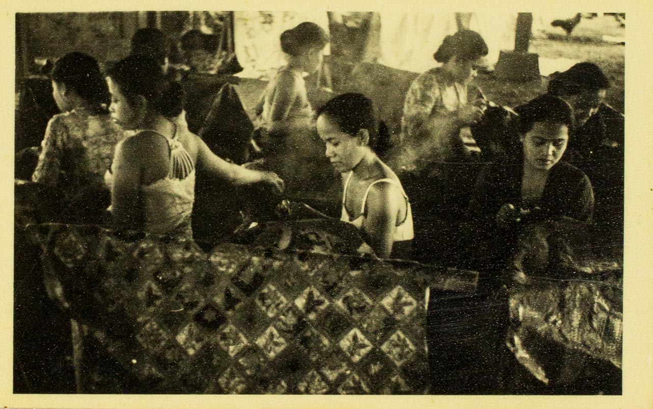 Batik tulis in Tanah Abang, Jakarta