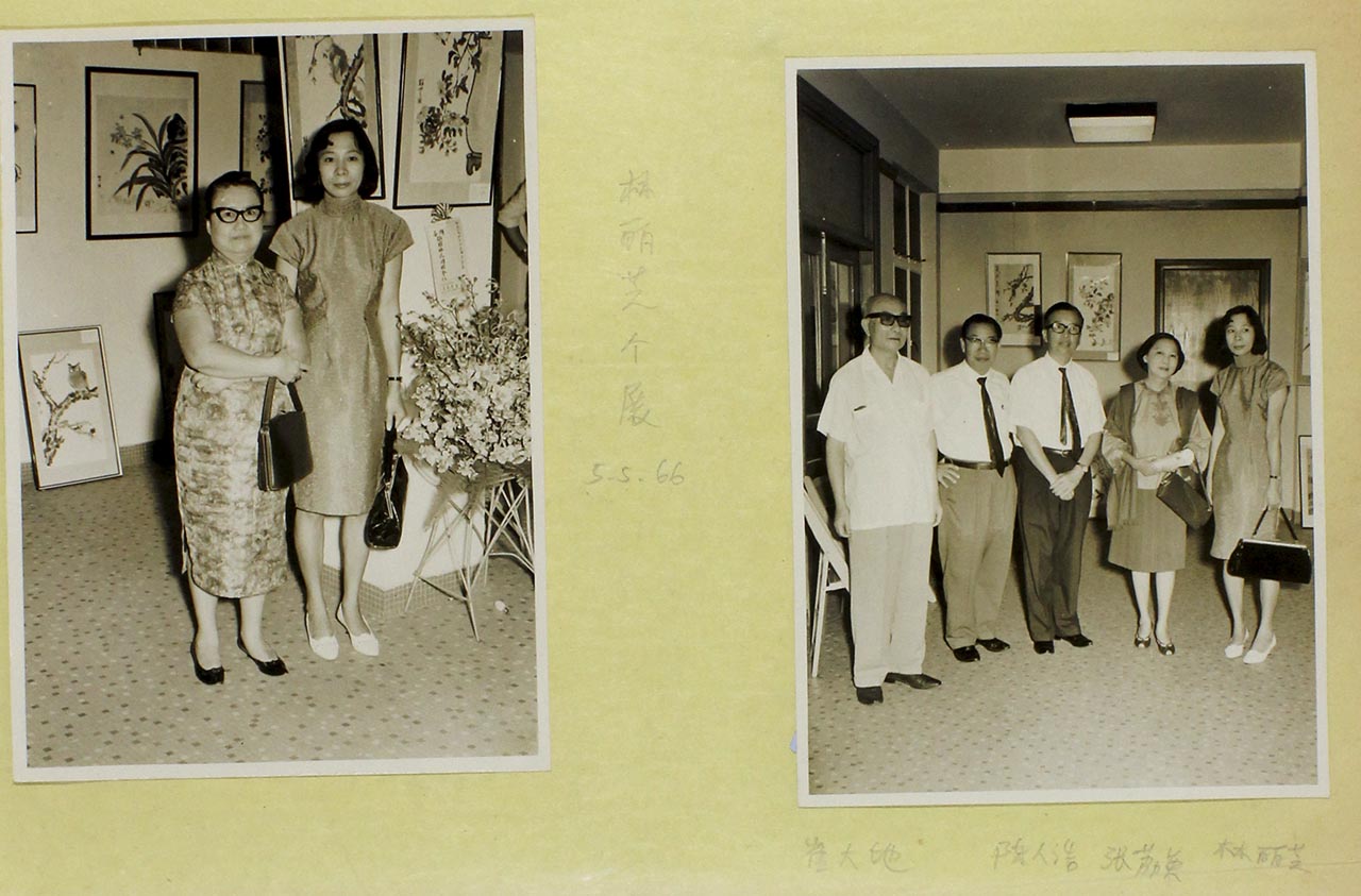 Lim Lit Chee's exhibition opening 21 April 1966, Chinese Chamber of Commerce