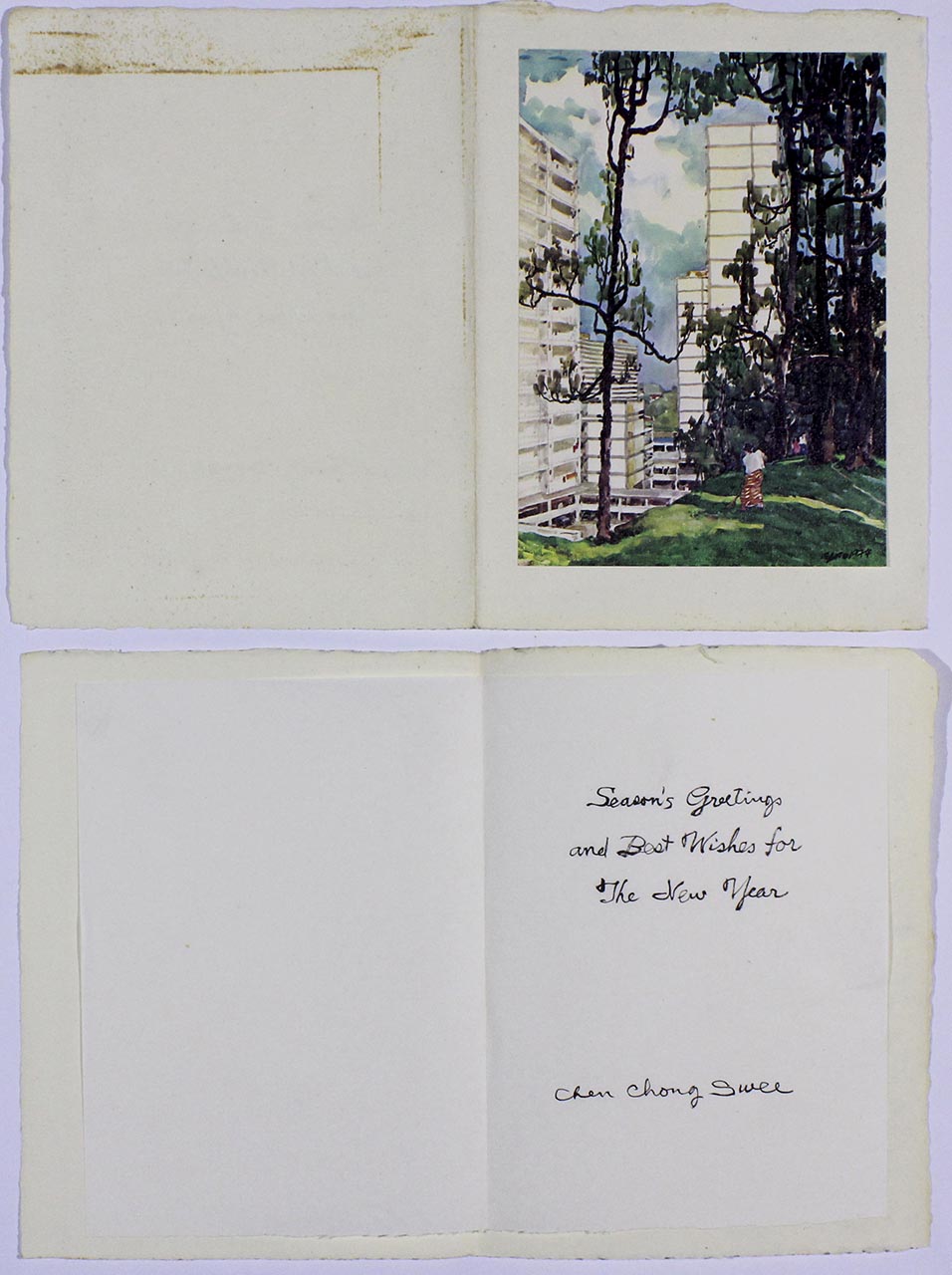 Chen Chong Swee's Greeting Card