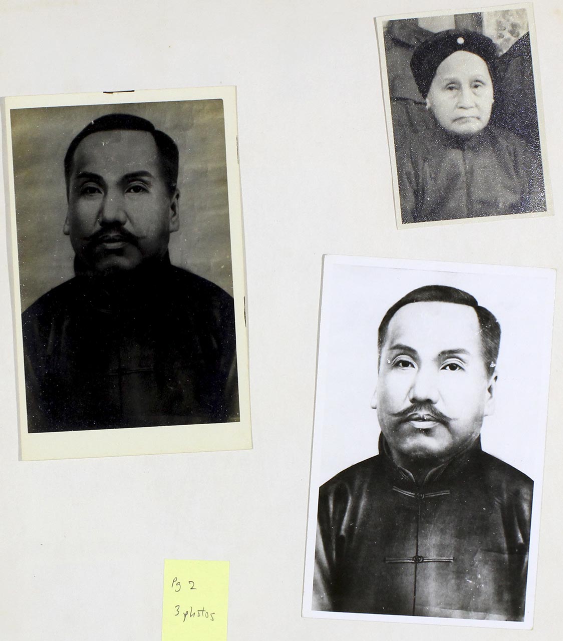 Portrait photographs of Chen Chong Swee's elder relatives in China