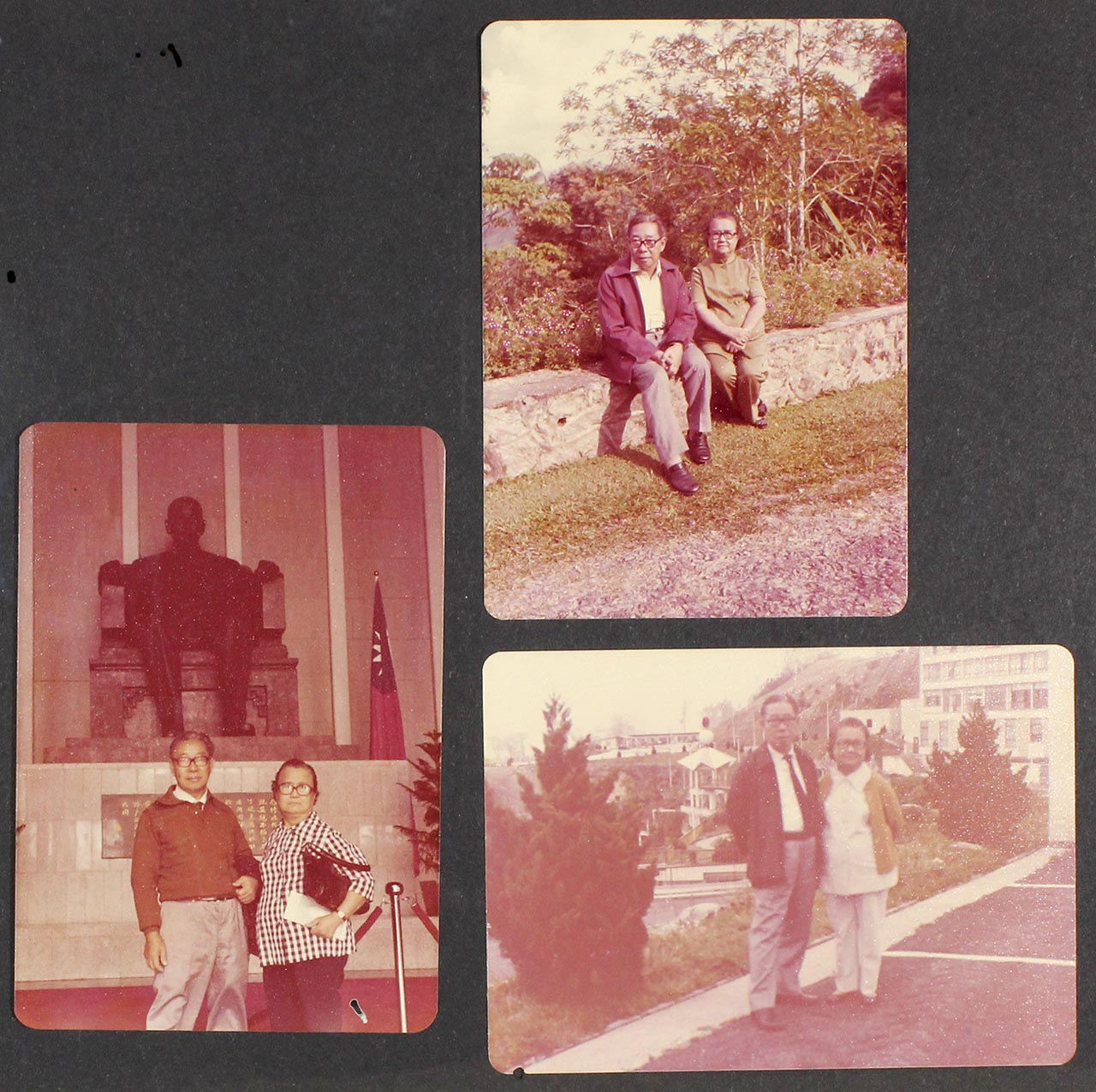 Photographs of Chen Chong Swee and Tay Peck Koon in Taiwan, 1970s