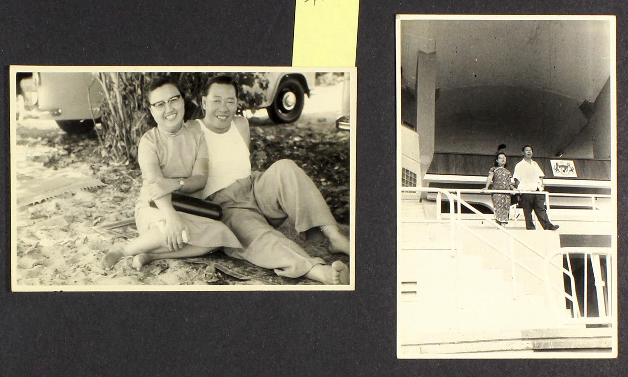Photographs of Chen Chong Swee and Tay Peck Koon, 1950s