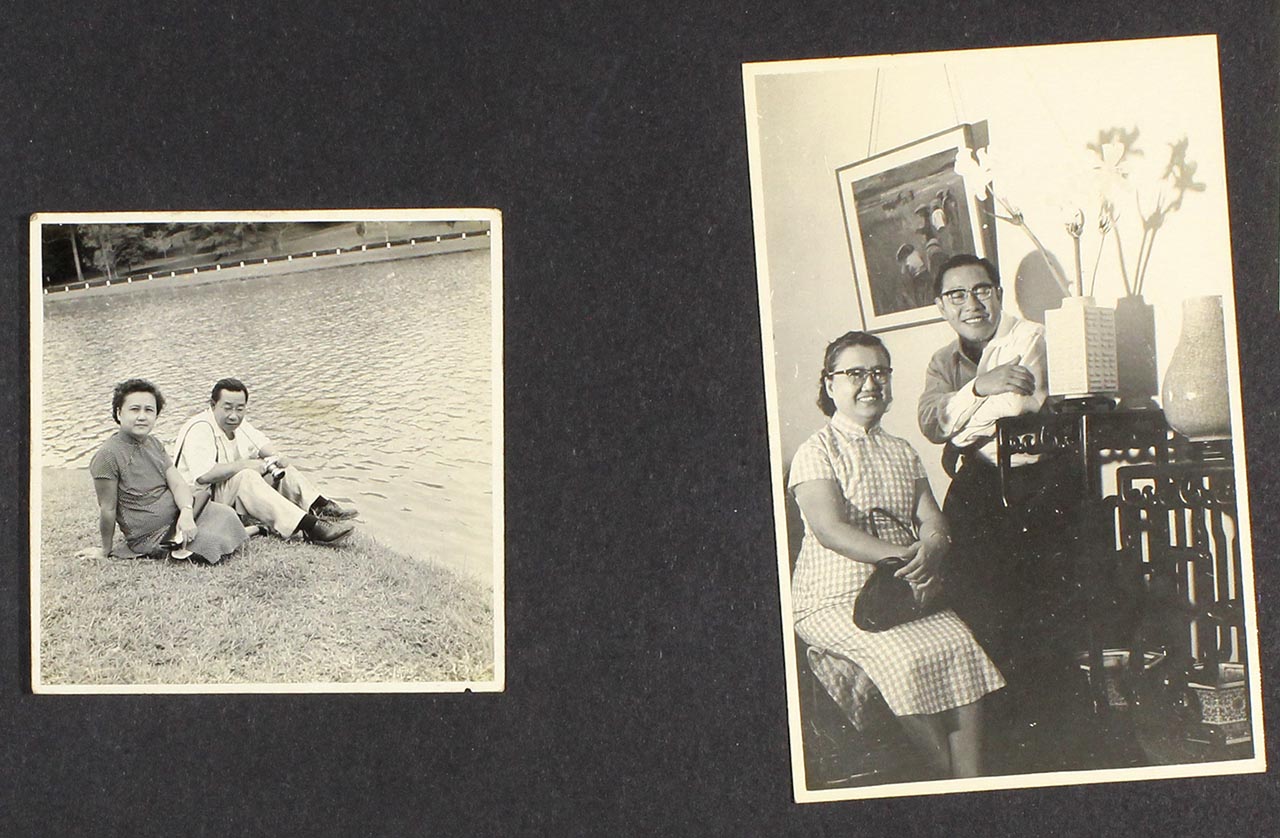 Photographs of Chen Chong Swee and Tay Peck Koon, 1960s