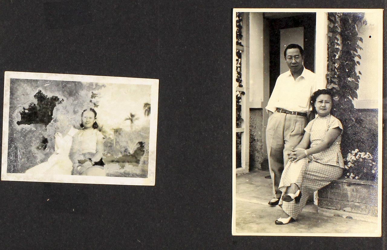 Photographs of Chen Chong Swee and Tay Peck Koon, 1950s