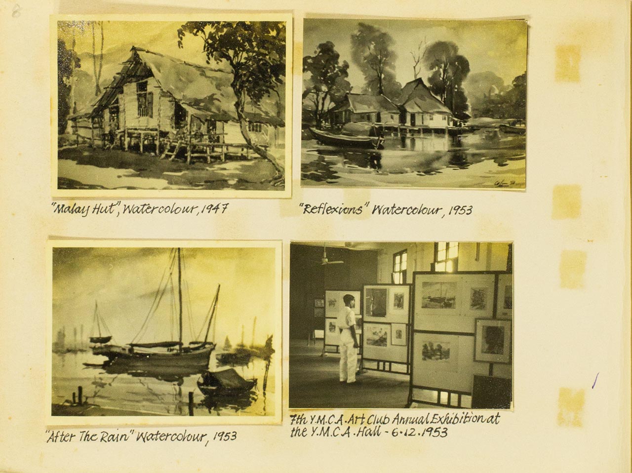 Exhibition photos from Chia Wai Hon's "Art Memories" album