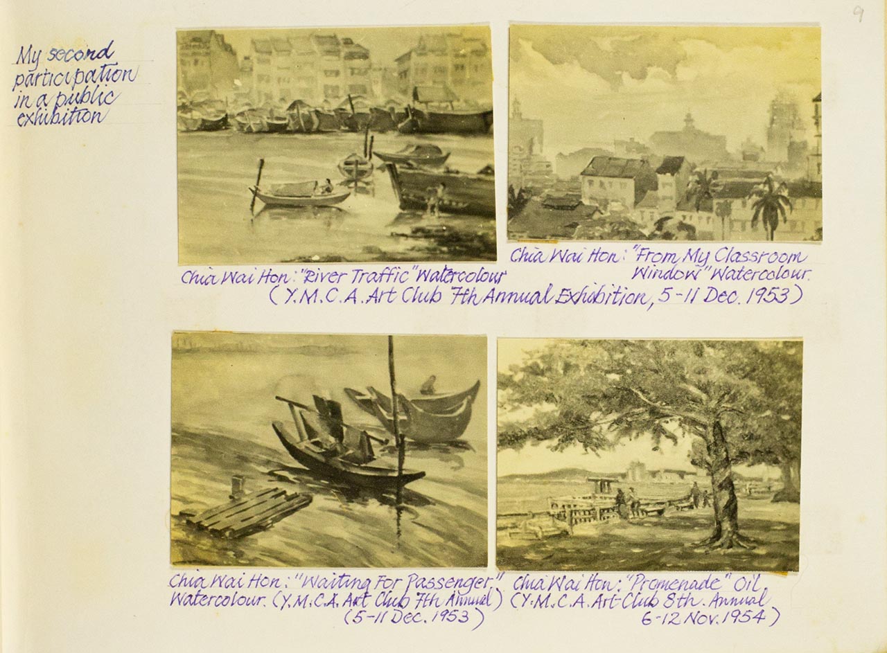 Artwork photos from Chia Wai Hon's "Art Memories" album