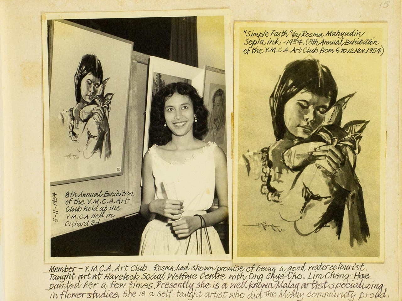 Exhibition photos from Chia Wai Hon's "Art Memories" album
