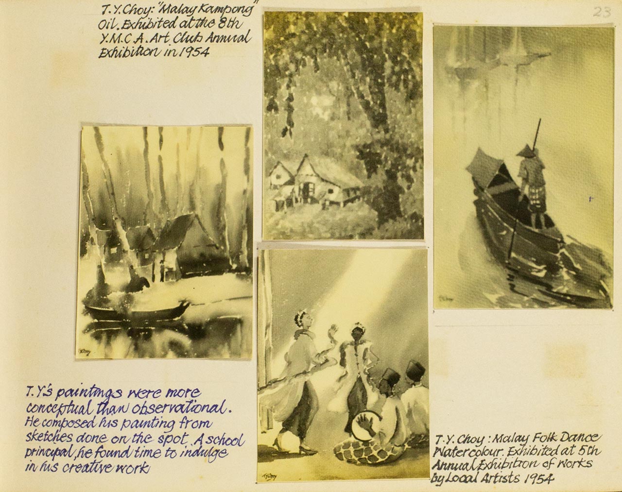 Artwork photos from Chia Wai Hon's "Art Memories" album