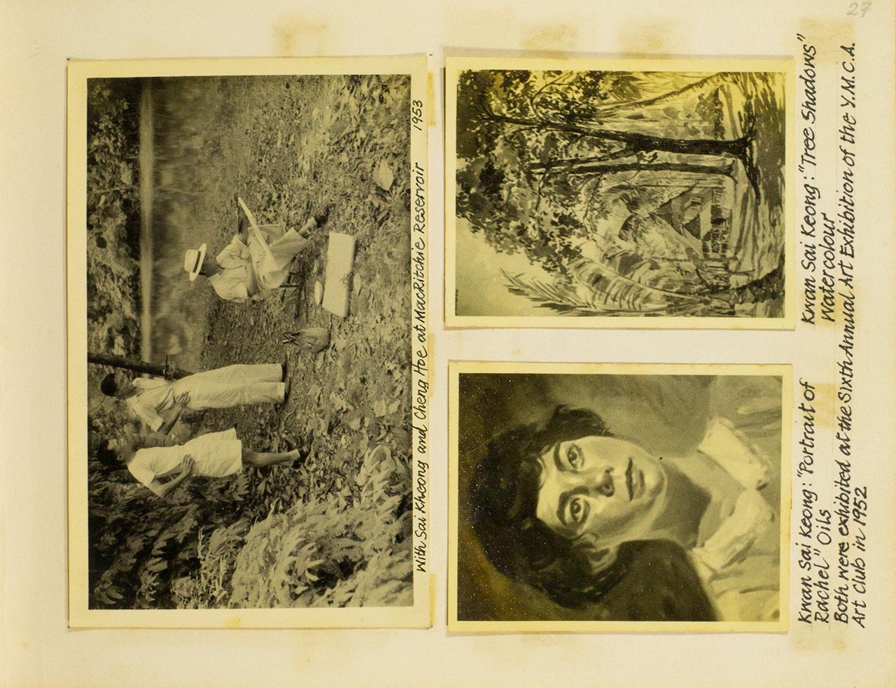 Artwork and artist's photos from Chia Wai Hon's "Art Memories" album