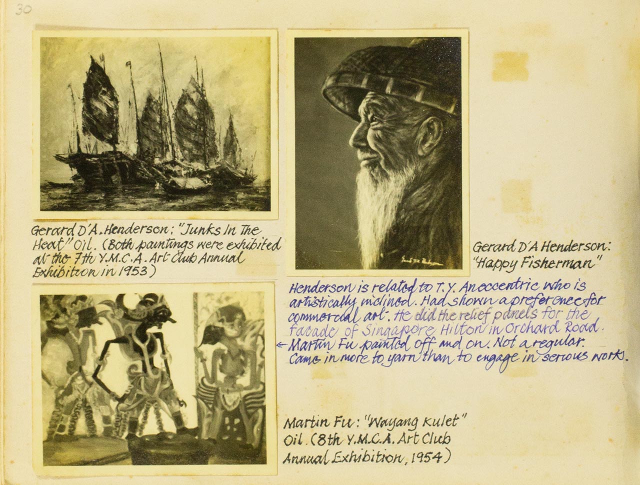 Artwork photos from Chia Wai Hon's "Art Memories" album