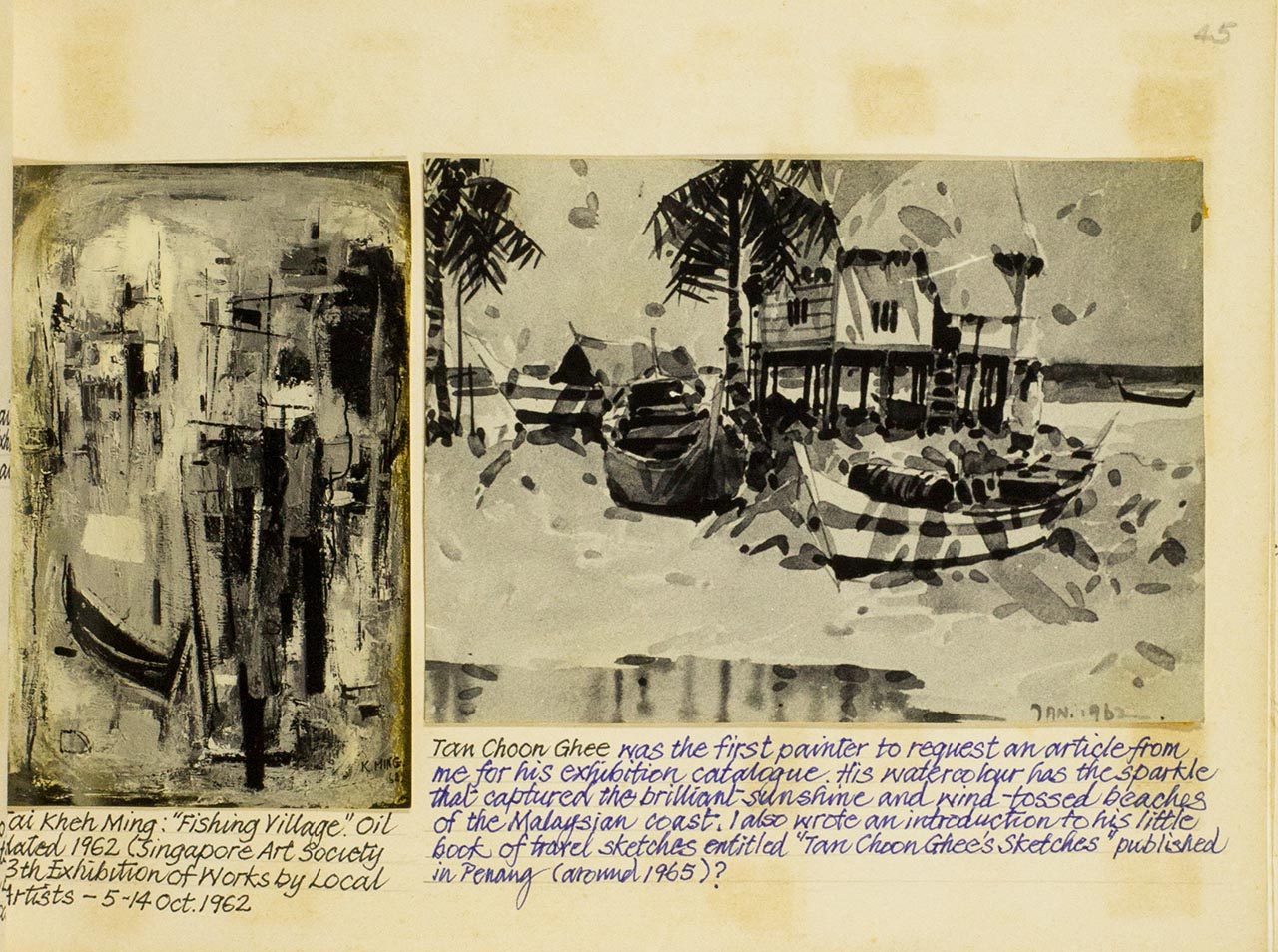 Artwork photos from Chia Wai Hon's "Art Memories" album