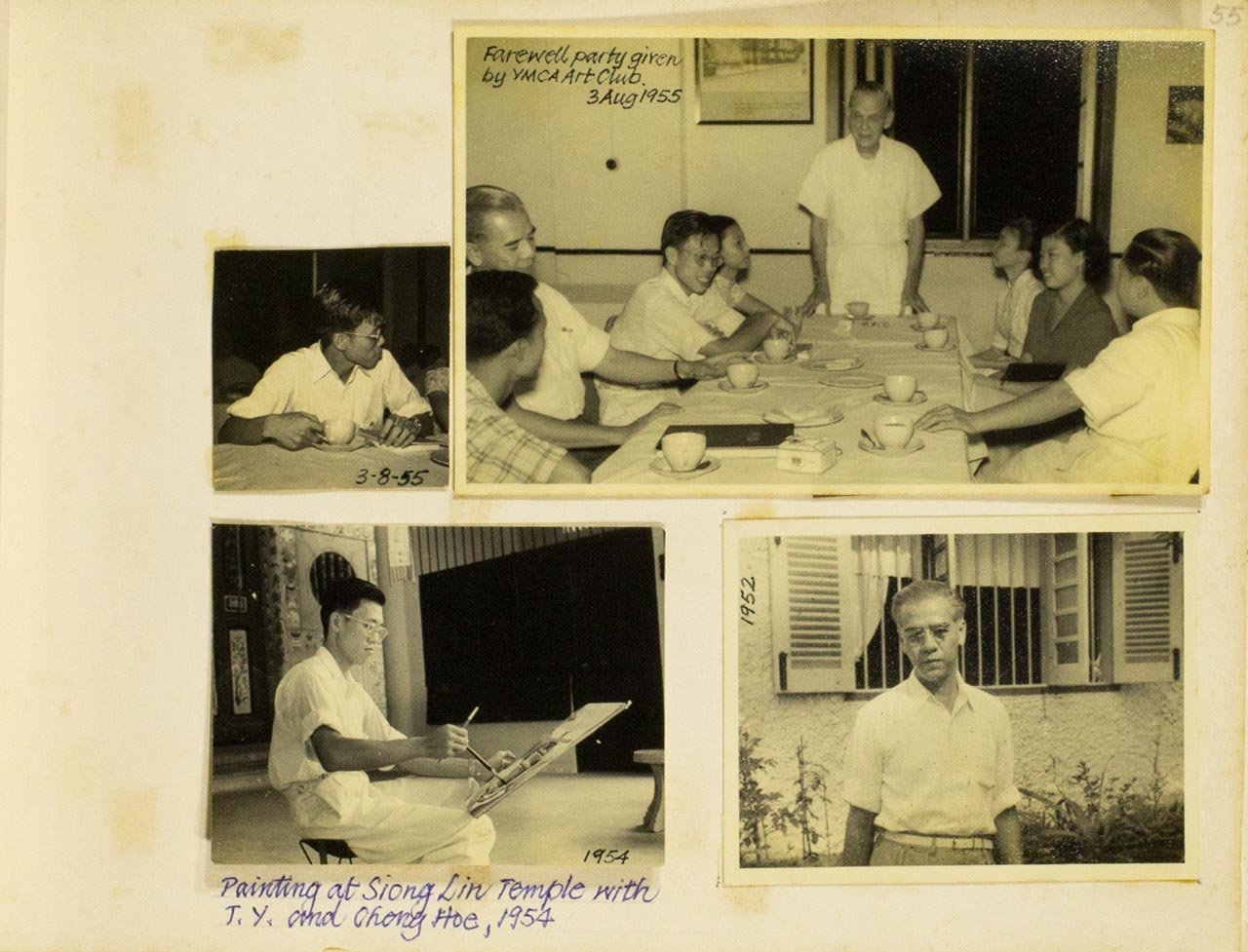 Artists' photos from Chia Wai Hon's "Art Memories" album