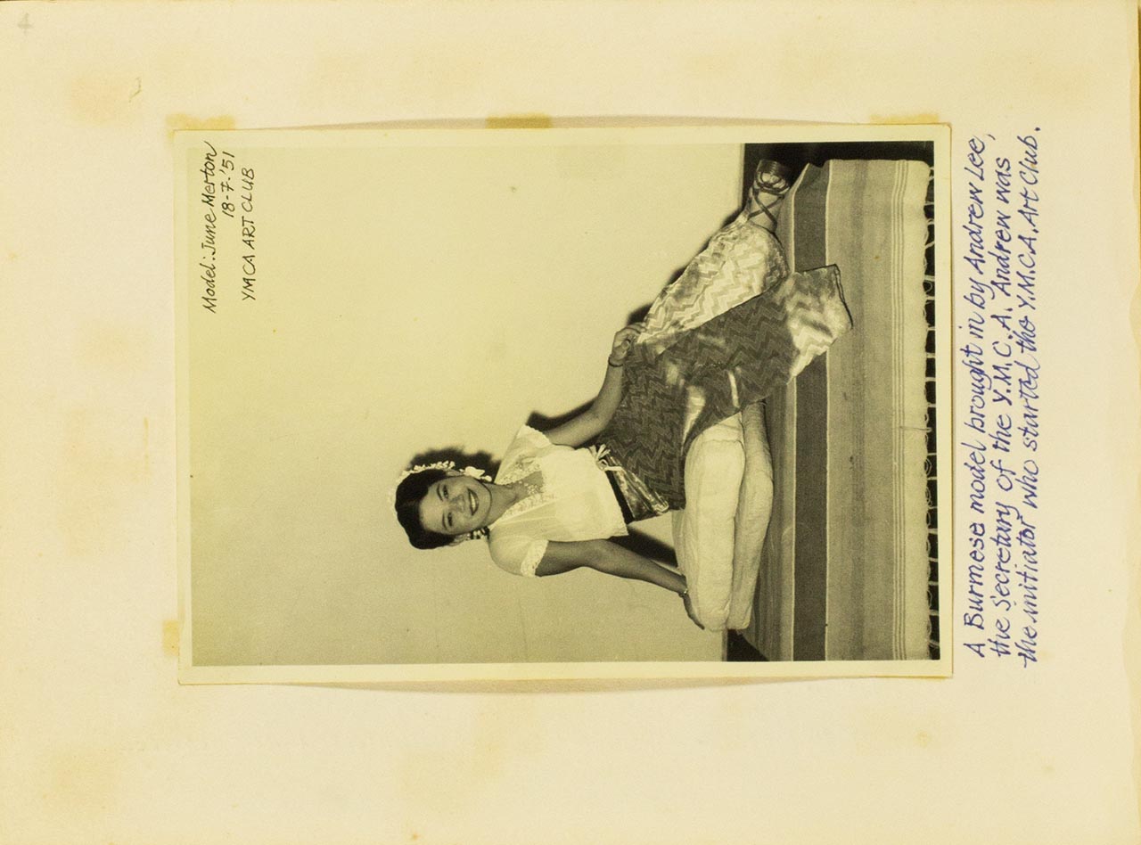 Photo of a model from Chia Wai Hon's "Art Memories" album
