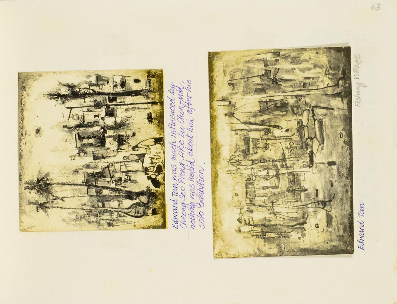 Artwork photos from Chia Wai Hon's "Art Memories" album