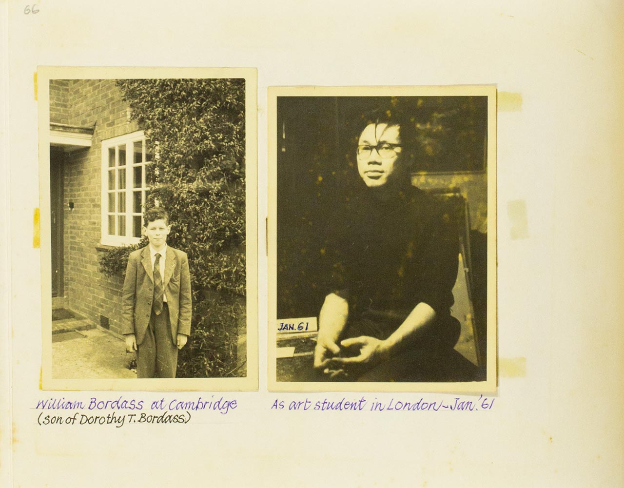 Artists' portraits from Chia Wai Hon's "Art Memories" album