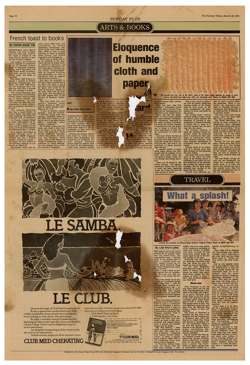Eloquence of humble cloth and paper