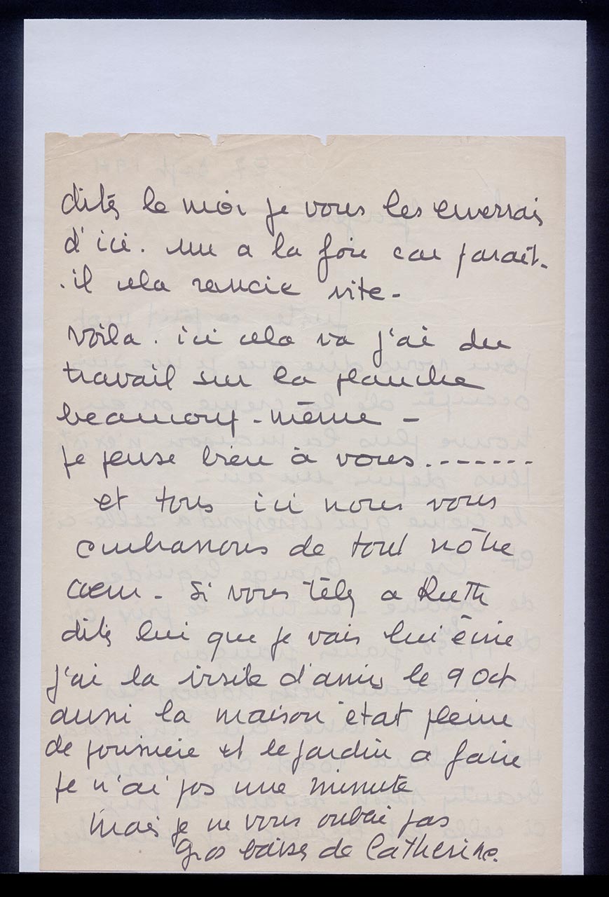 Letter from Katherine Schmid to Georgette Chen, 27 September 1971 (Page 2 of 2)