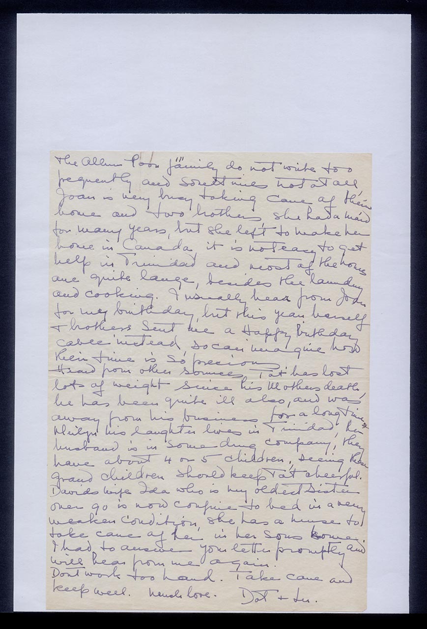 Letter from Dorothy Lee to Georgette Chen, 12 September 1972 (Page 3 of 3)