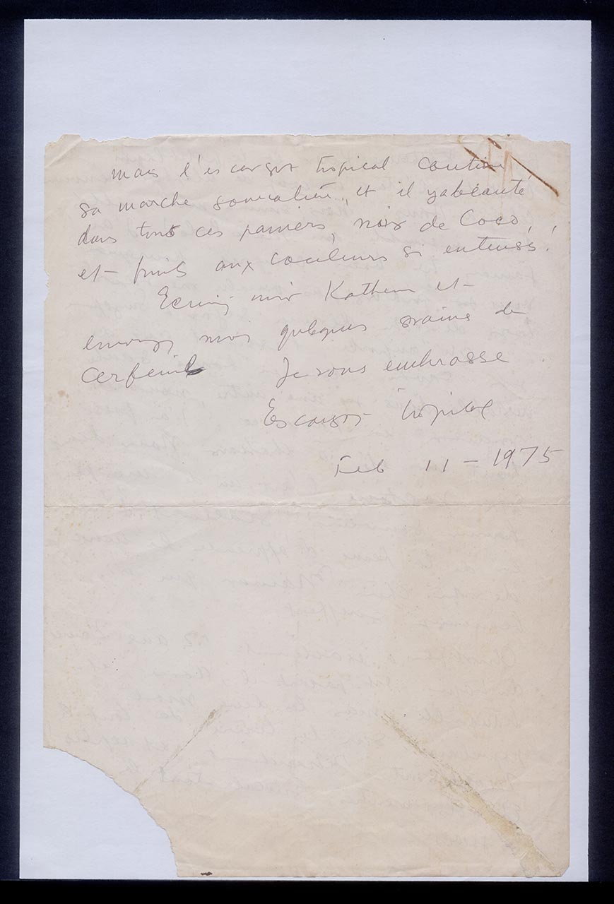 Letter from Georgette Chen to Katherine Schmid, 11 February 1975 (Page 2 of 2)