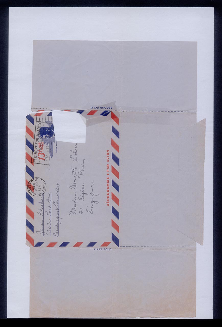 Letter from Jessie Bloodworth to Georgette Chen, 11 February 1975 (Page 2 of 2)