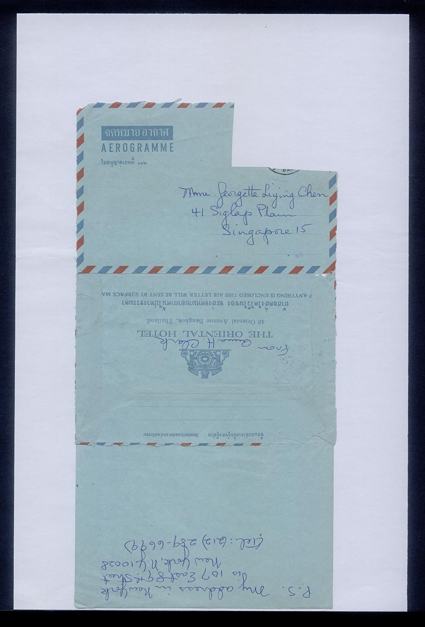 Letter from Anna Clark to Georgette Chen, 19 March 1975 (Page 2 of 2)