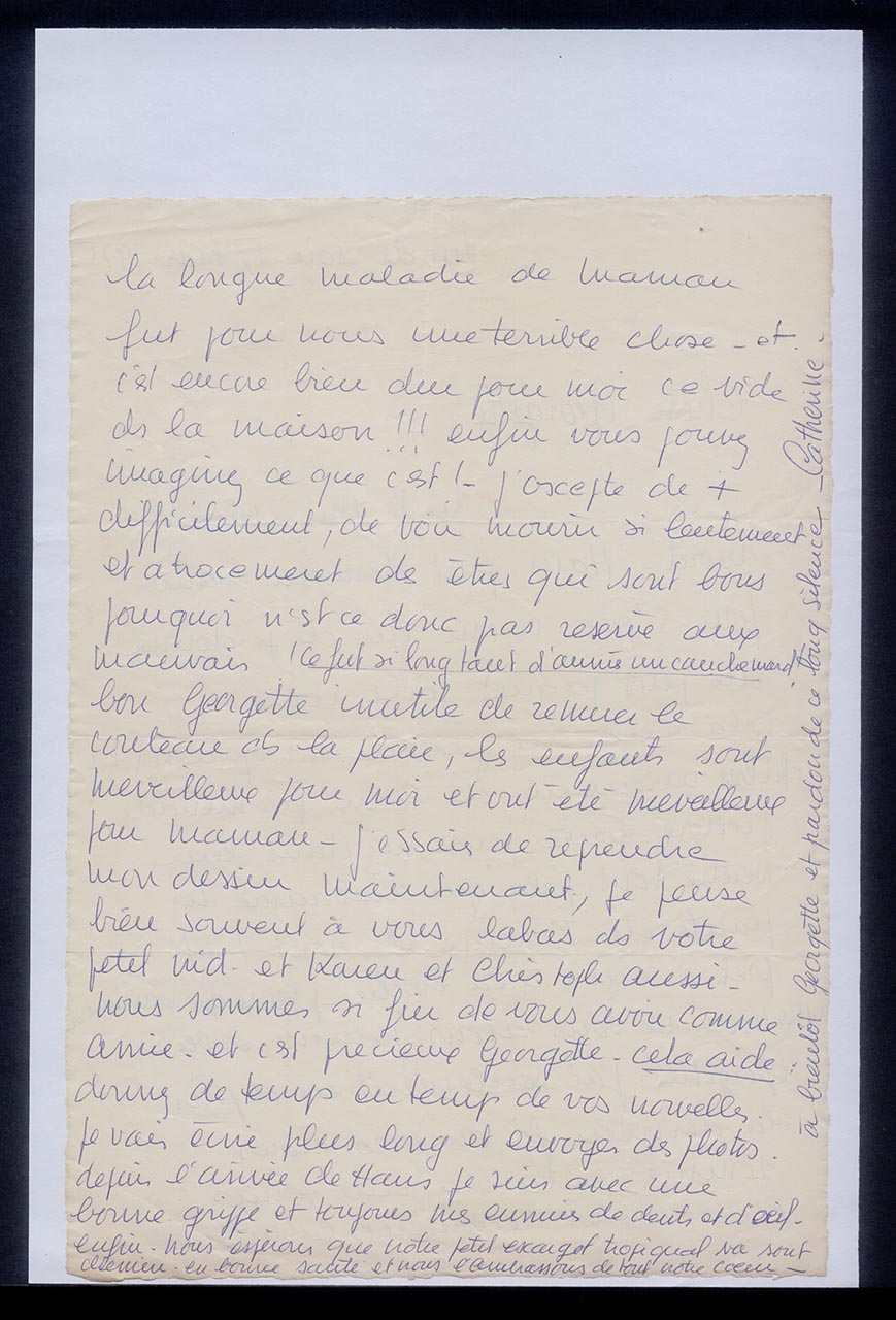 Letter from Katherine Schmid to Georgette Chen, 17 March 1975 (Page 2 of 2)