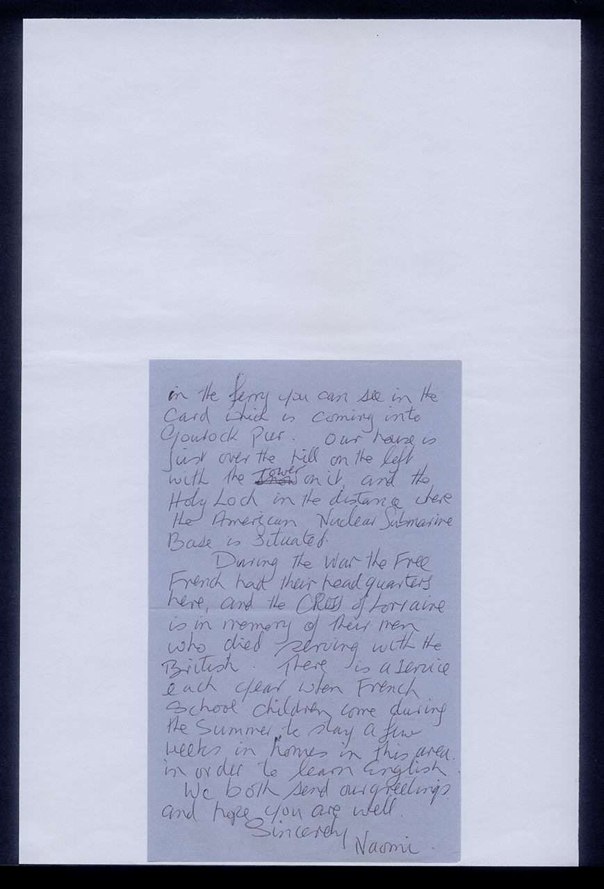 Letter from Naomi to Georgette Chen, 10 December 1976 (Page 2 of 2)