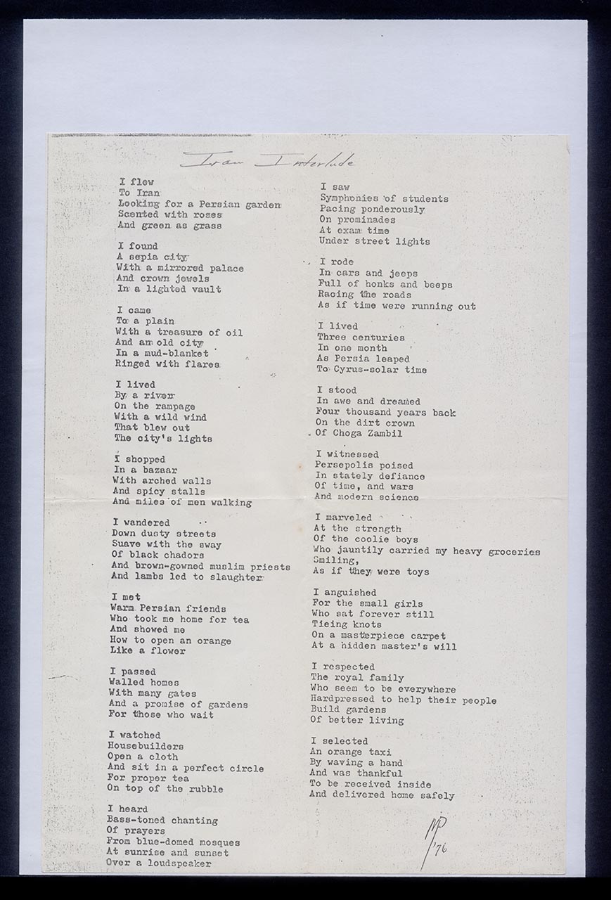 Letter from Martha Plummer to Georgette Chen, 18 December 1976 (Page 3 of 5)