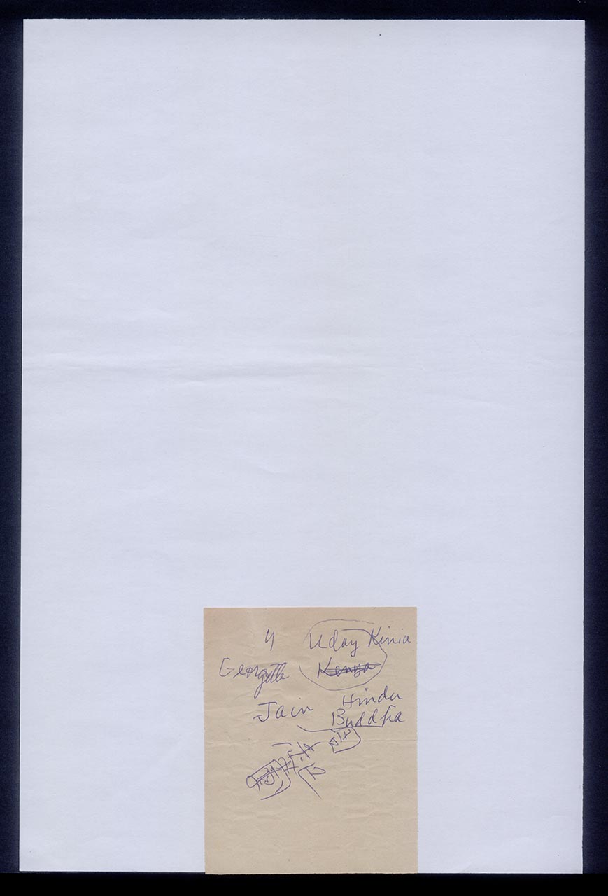 Letter, draft and passport photo from Georgette Chen to Uday Kenia, 5 January 1978 (Page 3 of 4)