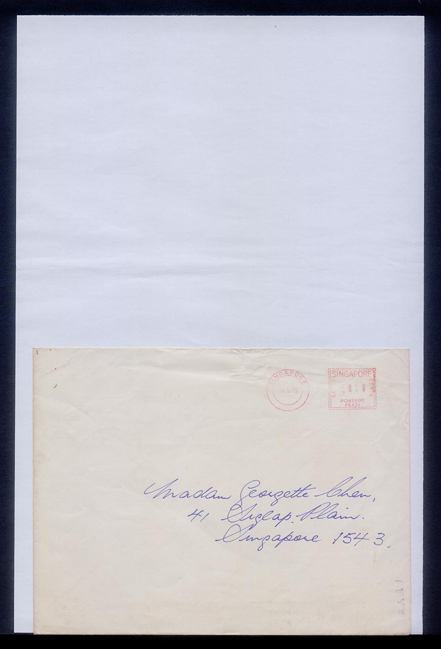 Letter from Patricia Quinn to Georgette Chen, 13 June 1979 (Page 1 of 4)