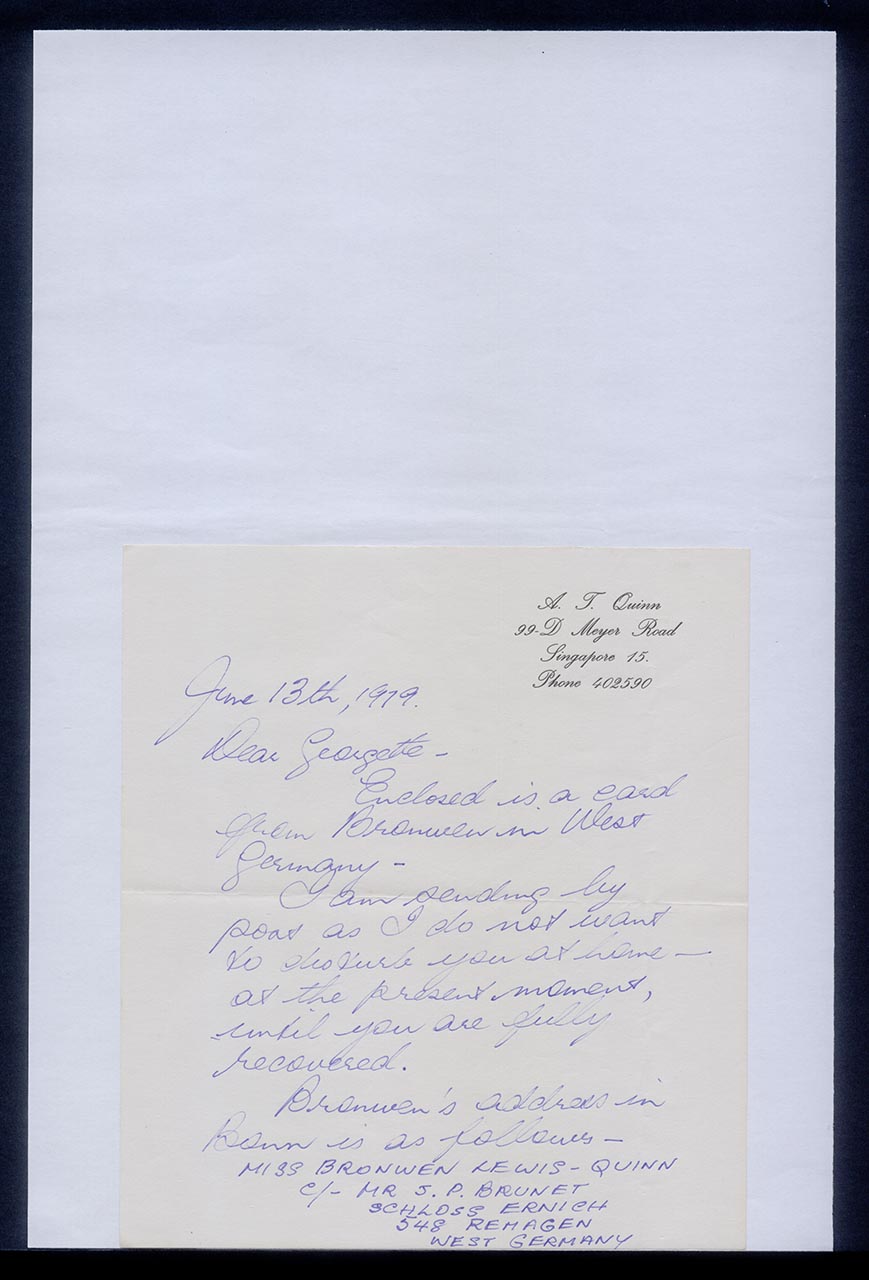 Letter from Patricia Quinn to Georgette Chen, 13 June 1979 (Page 3 of 4)