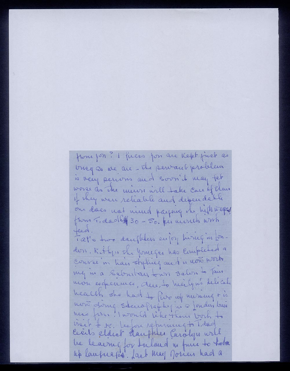 Letter from Inez Achem to Georgette Chen, 18 March 1961 (Page 3 of 4)