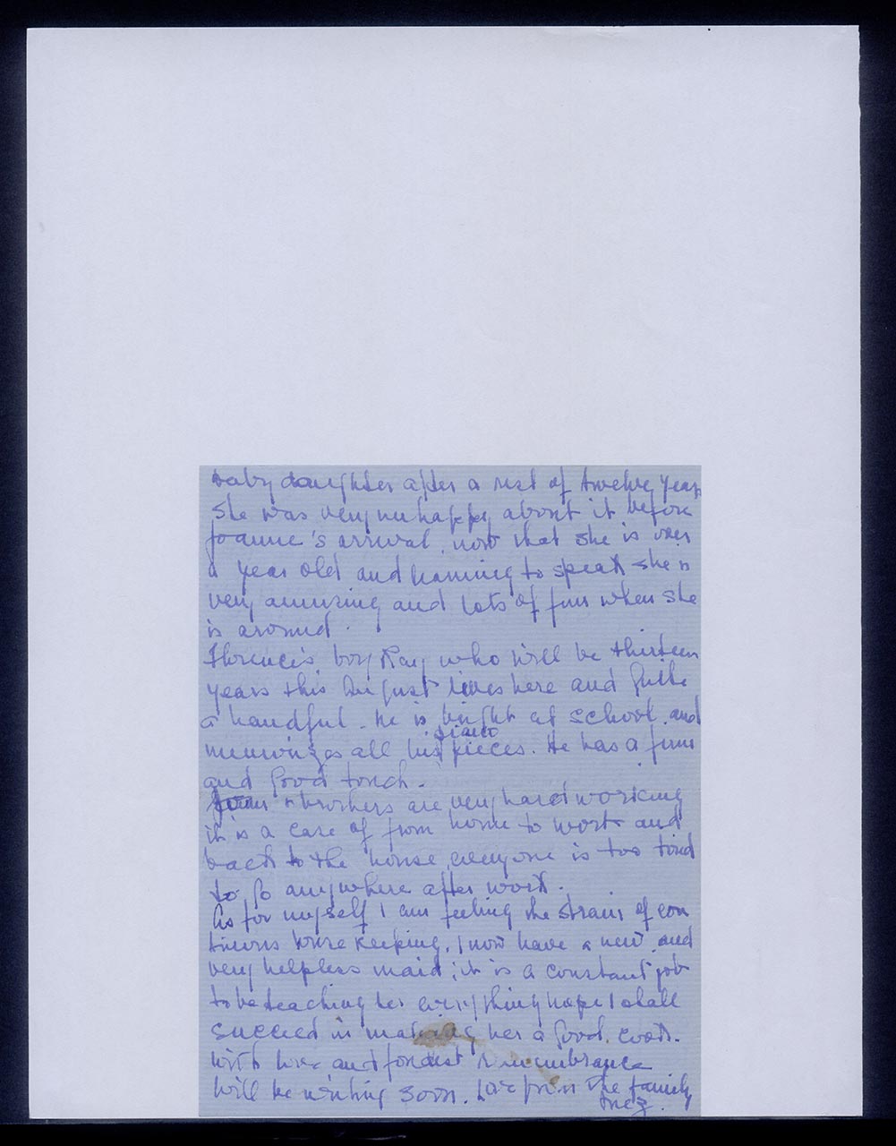 Letter from Inez Achem to Georgette Chen, 18 March 1961 (Page 4 of 4)