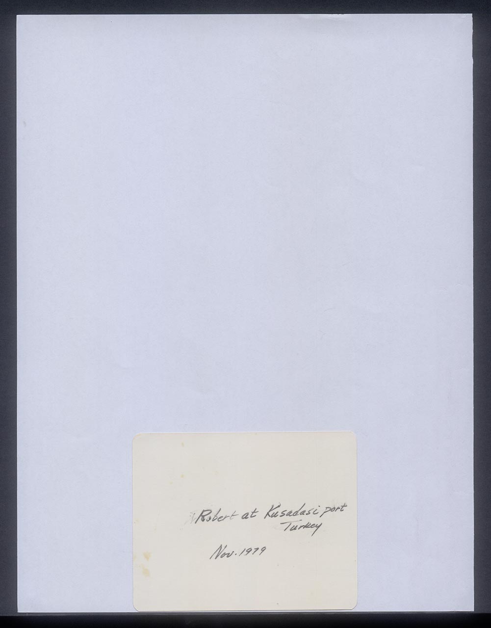 Picture of Robert Plummer to Georgette Chen, November 1979 (Page 2 of 2)