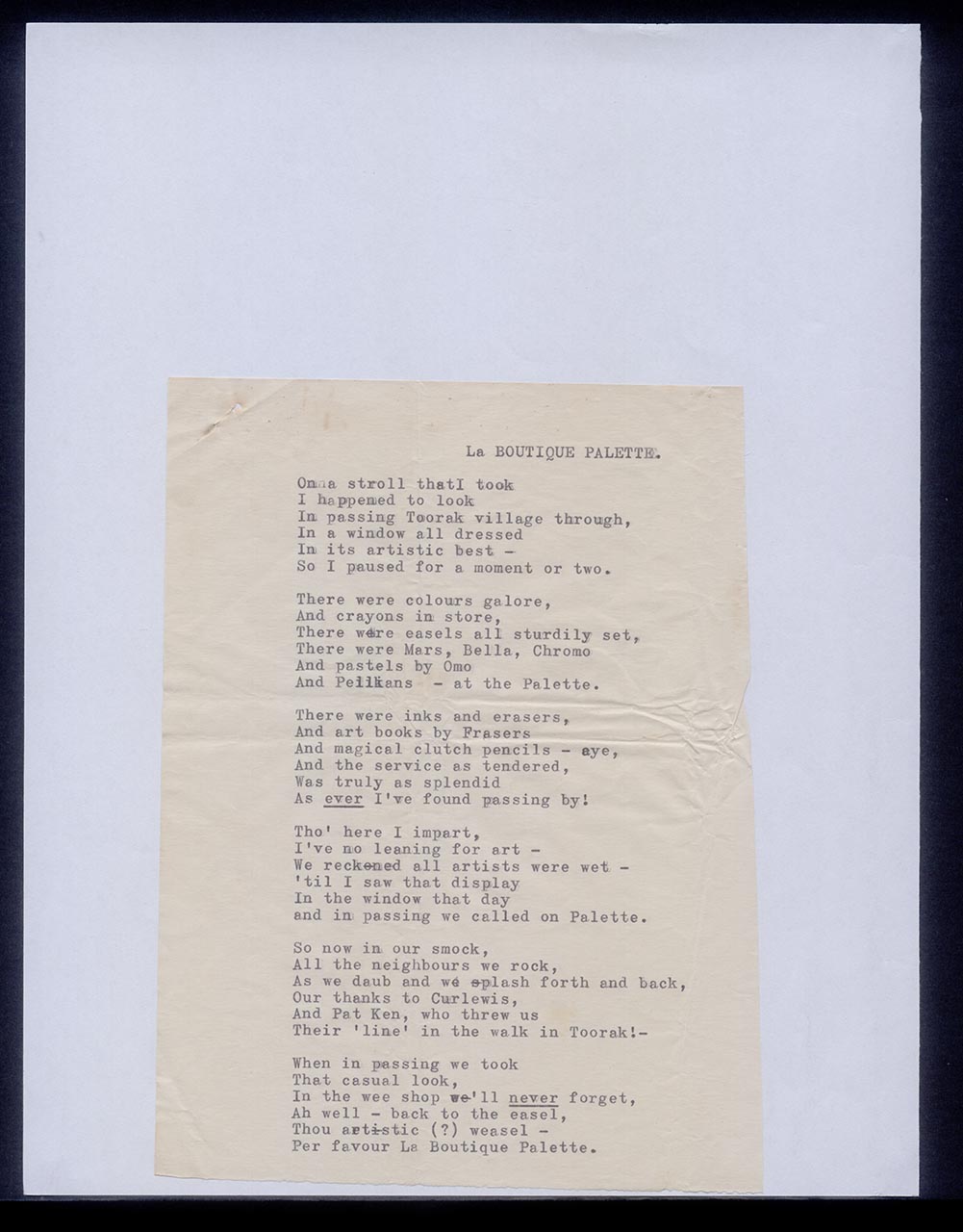 Letter from Patricia Northmore Kennison to Georgette Chen, 3 July 1966 (Page 3 of 3)