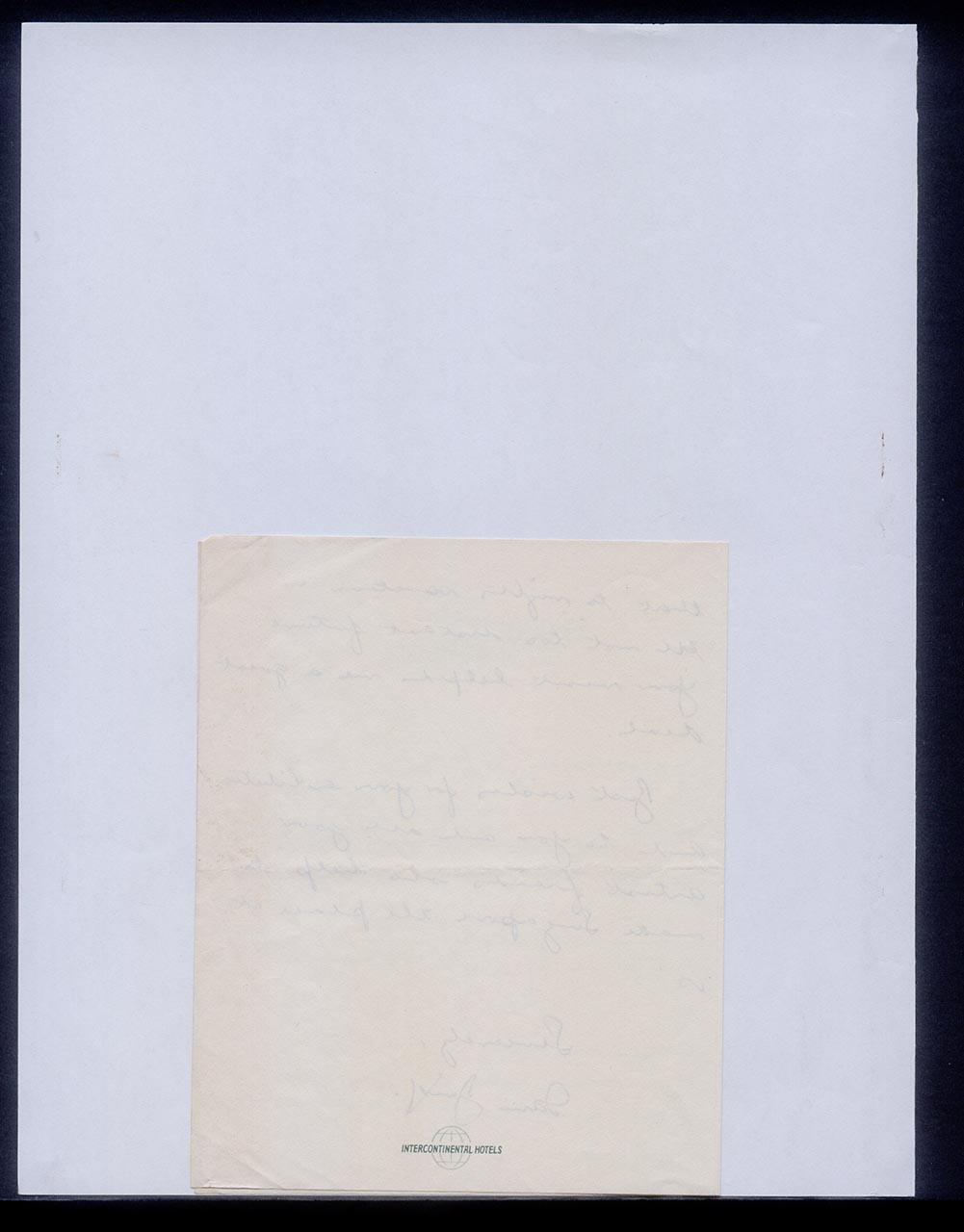 Letter to Georgette Chen, 20 November 1966 (Page 3 of 3)