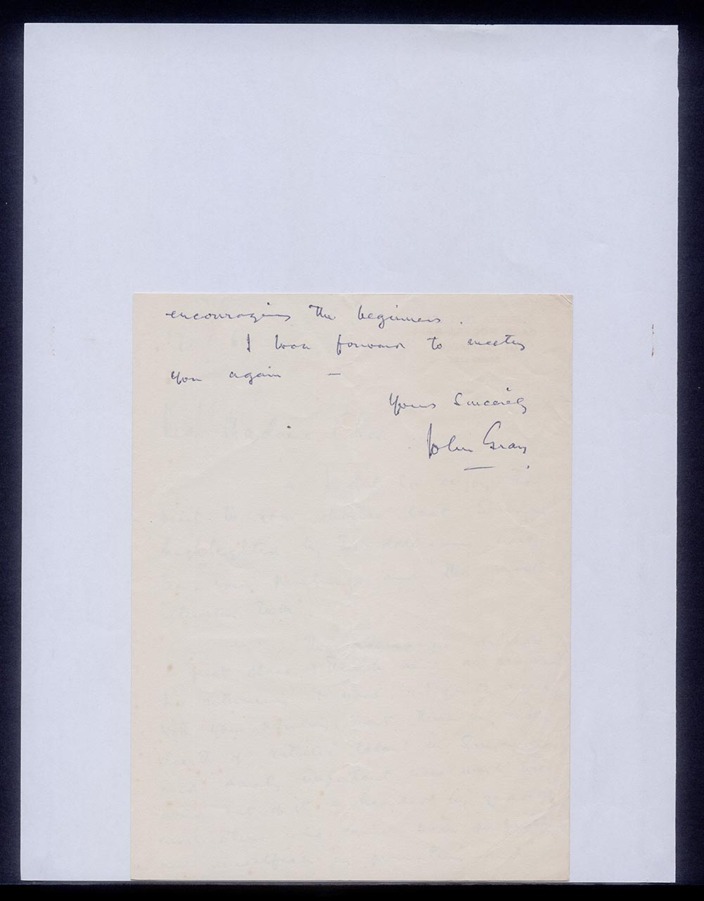Letter to Georgette Chen, 17 January 1967 (Page 2 of 2)
