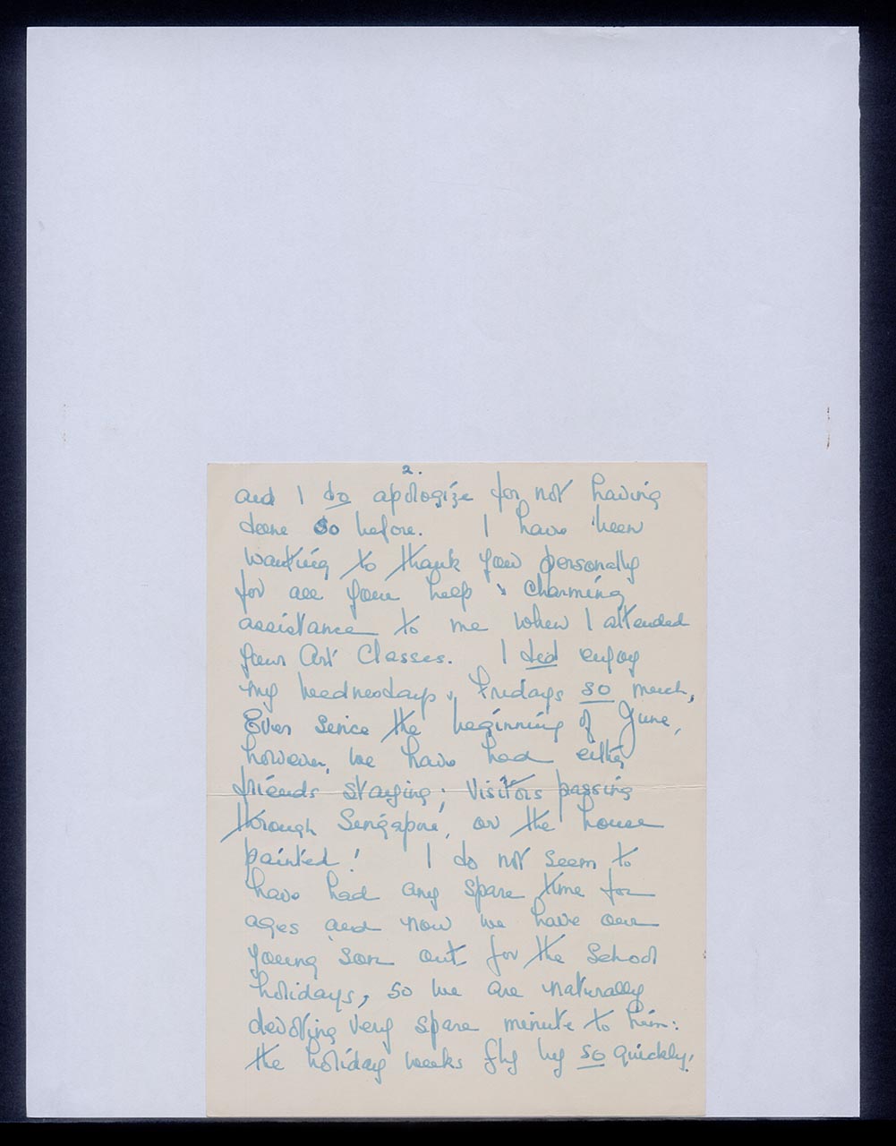 Letter from Elizabeth Walker to Georgette Chen, 6 August 1967 (Page 2 of 4)