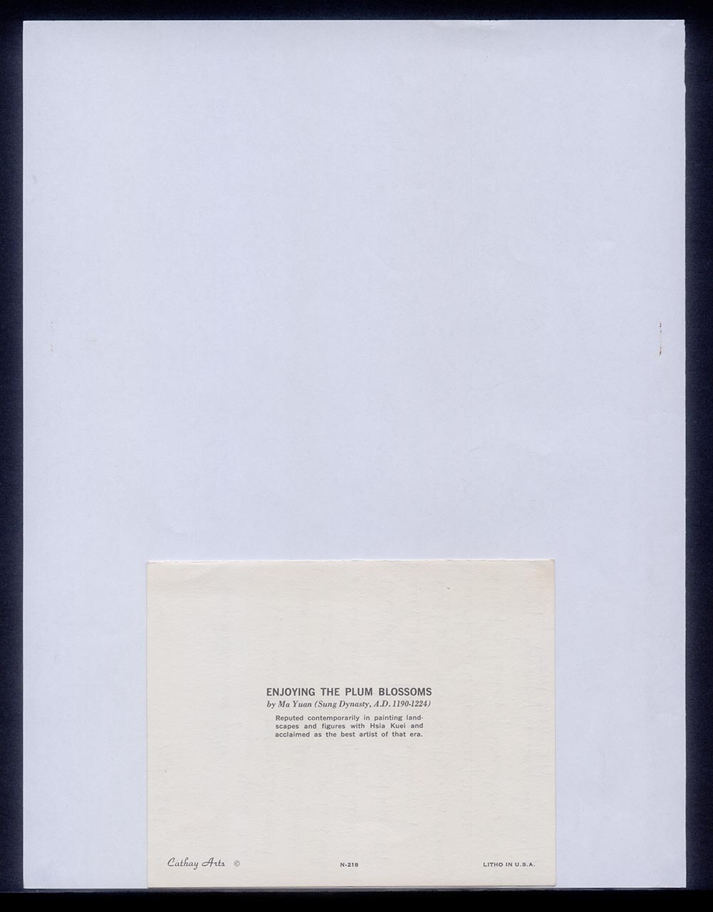 Card from Inez Achem to Georgette Chen, 12 February 1967 (Page 4 of 6)
