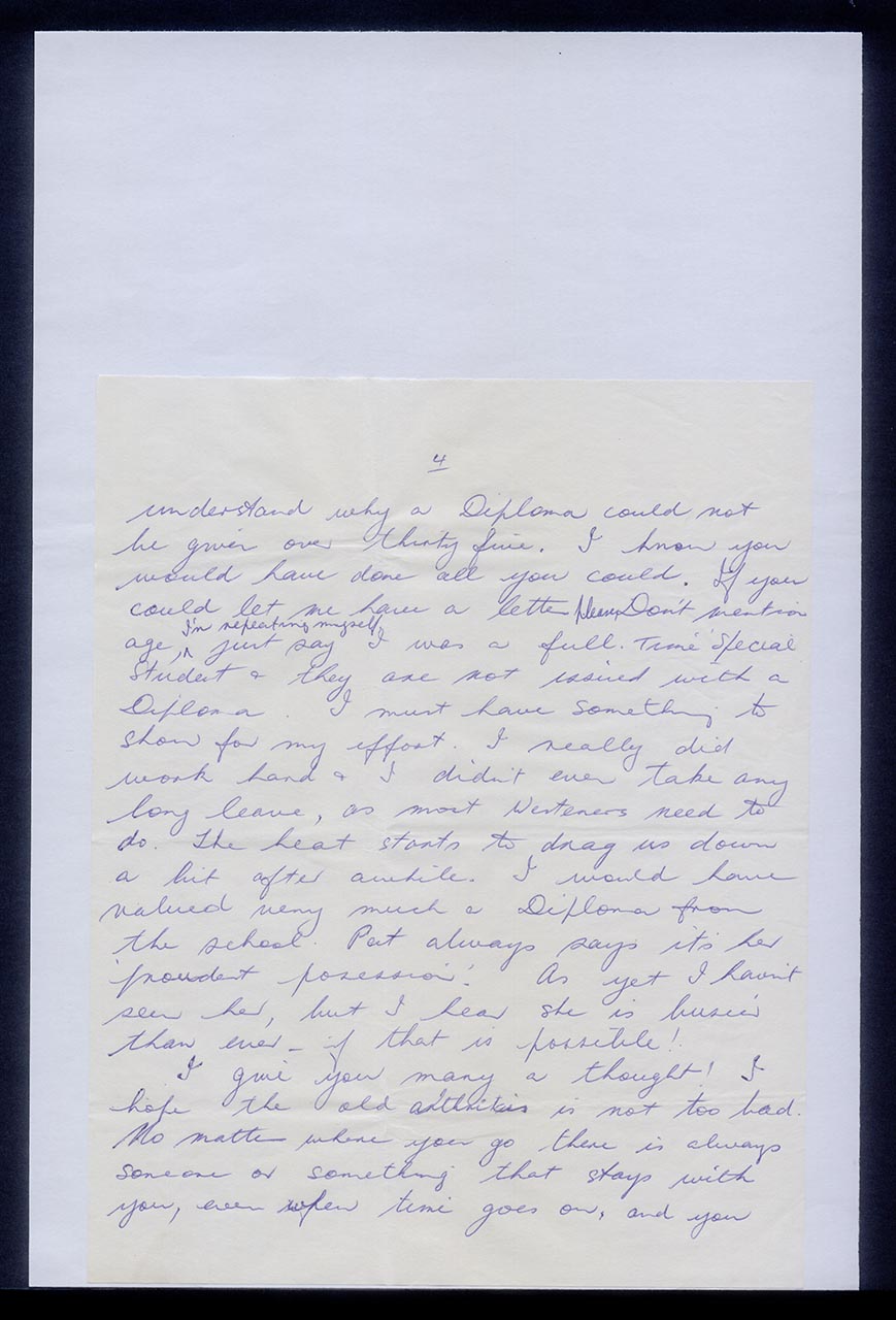 Letter from Alice Eck to Georgette Chen, 10 November 1979 (Page 6 of 7)