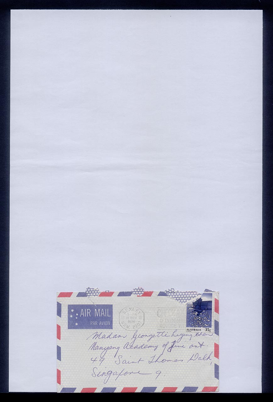 Letter from Alice Eck to Georgette Chen, 14 November 1979 (Page 1 of 4)