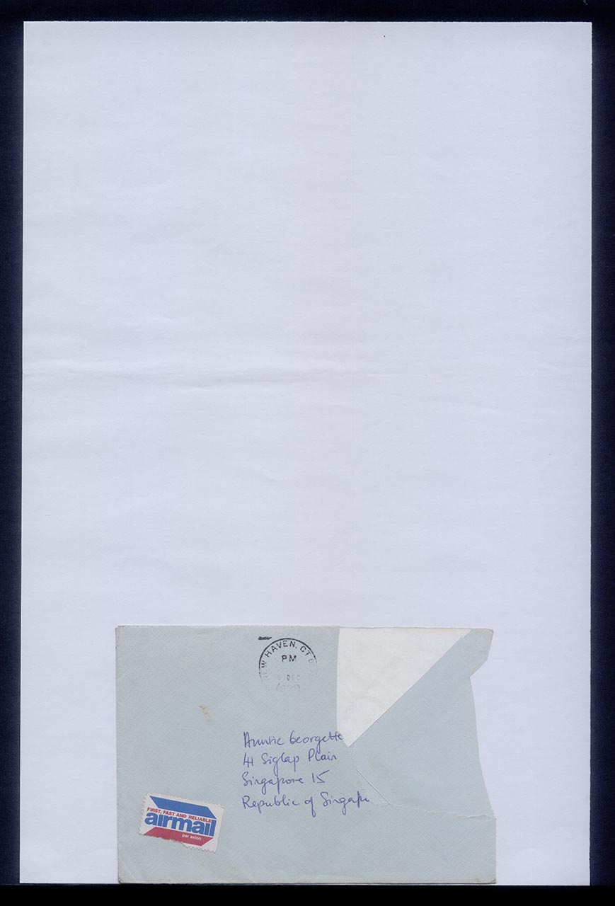 Letter from Sibyl to Georgette Chen, 1 December 1979 (Page 1 of 4)