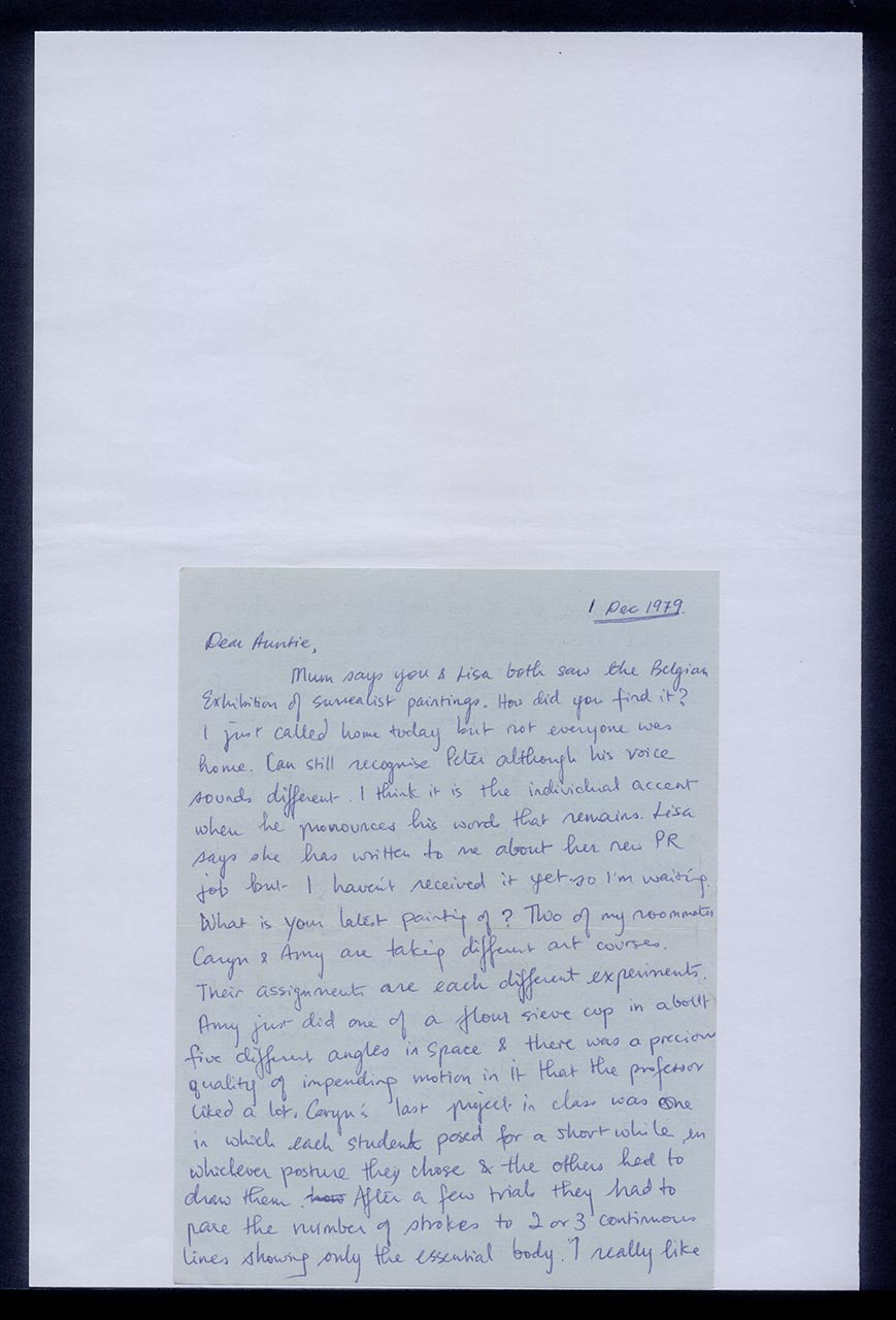 Letter from Sibyl to Georgette Chen, 1 December 1979 (Page 3 of 4)