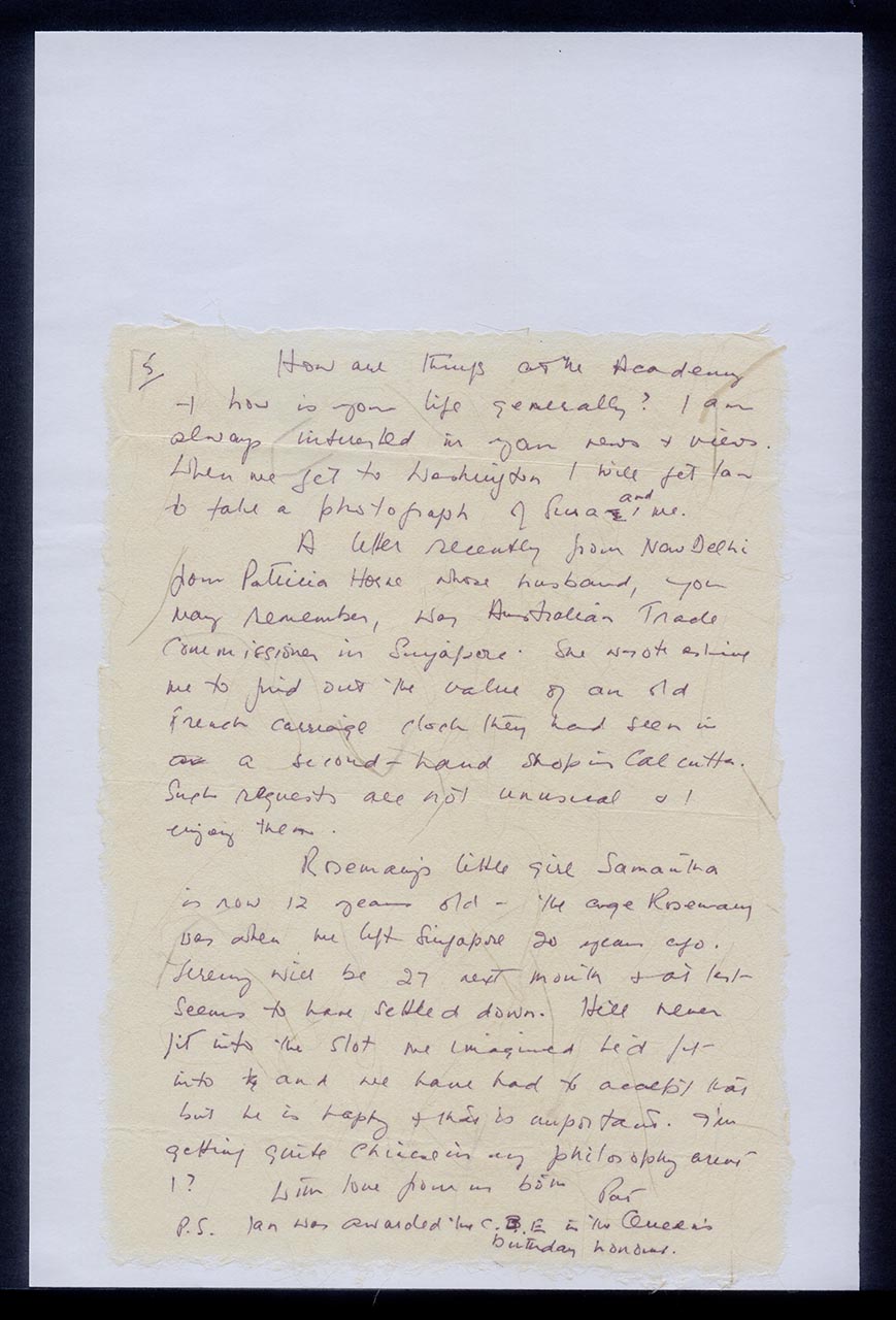 Letter from Patricia Northmore Kennison to Georgette Chen, 24 June 1981 (Page 5 of 8)