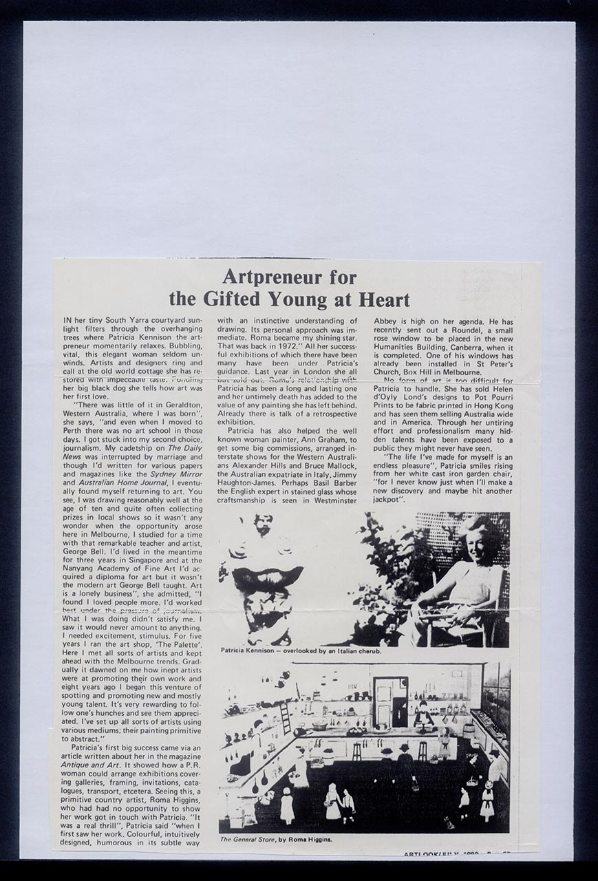 Letter from Patricia Northmore Kennison to Georgette Chen, 24 June 1981 (Page 6 of 8)